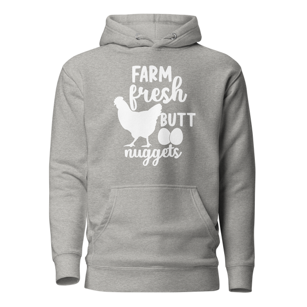 Farm Fresh Butt Nuggets Unisex Hoodie