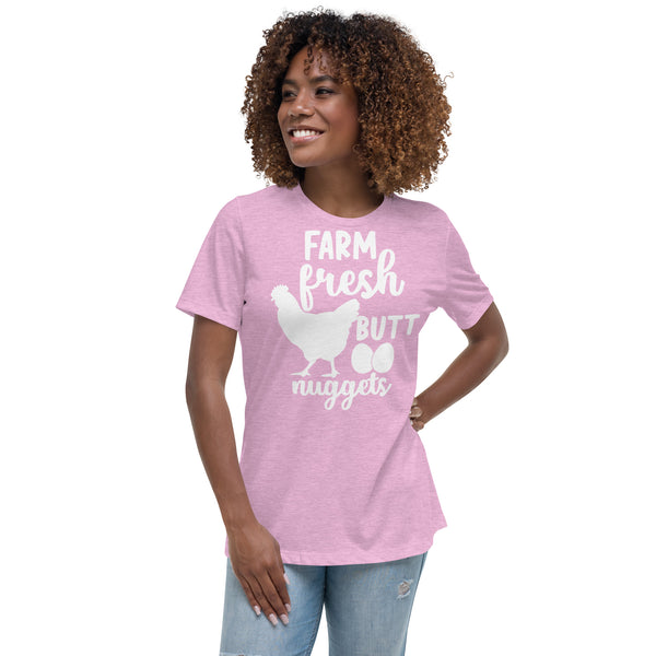Farm Fresh Butt Nuggets Women's Relaxed T-Shirt